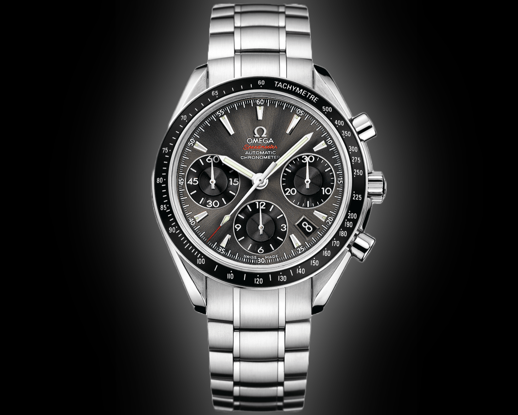 OMEGA 323.30.40.40.06.001 スピードマスタークロノグラフ Omega Speedmaster Date 40 323.30 Grey Dial, Stainless Steel, 40.0