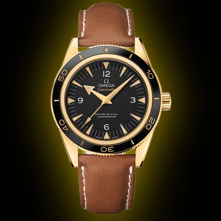 Omega Seamaster 300 233.62 Black Dial, Sedna Gold, 41.0 mm, Co-Axial