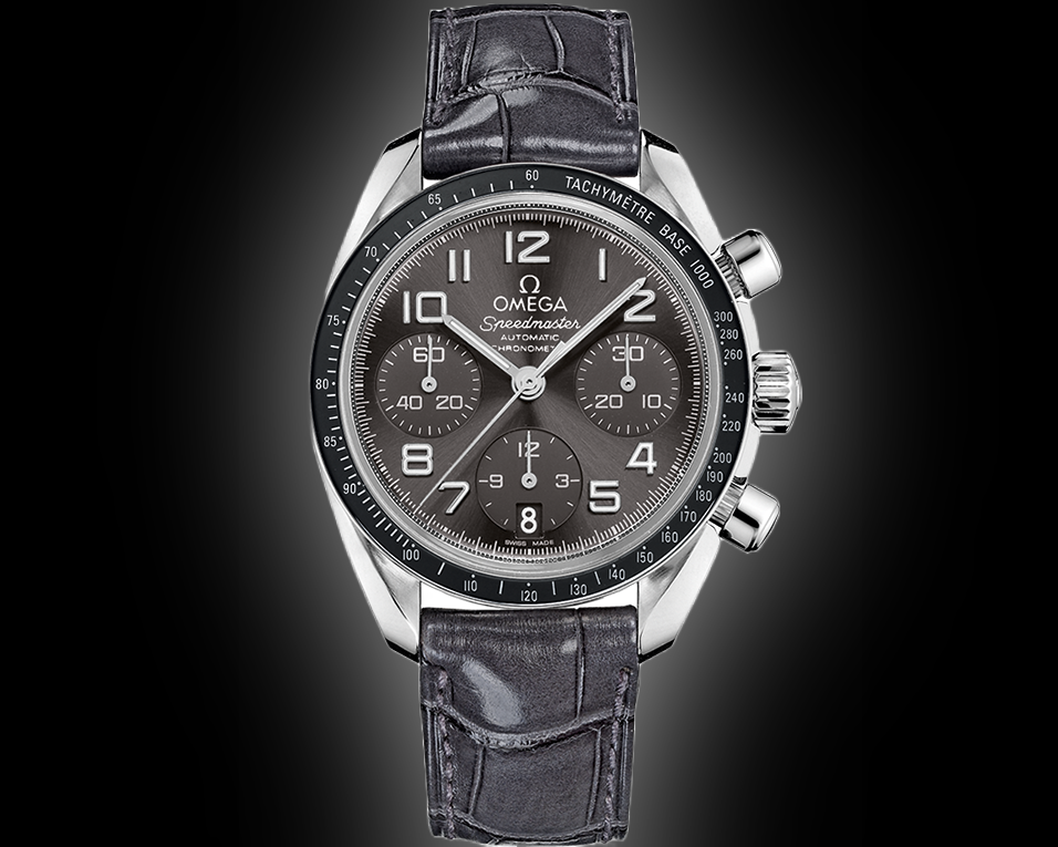 Omega Speedmaster Date 38 324.33 Grey Dial, Stainless Steel