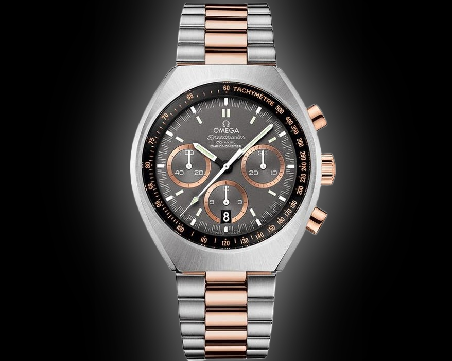 Omega Speedmaster Mark II Grey Dial, Sedna Gold, mm