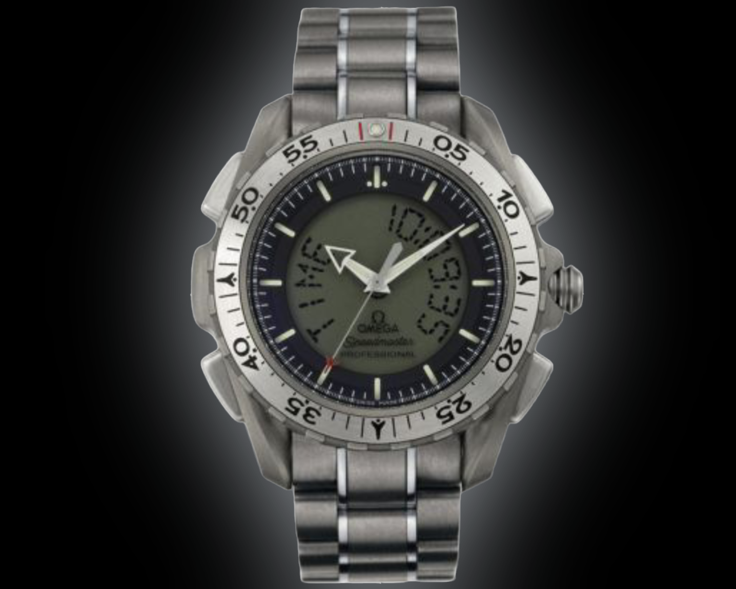 Omega Speedmaster X-33 Black Dial, Titanium, mm, Rotating