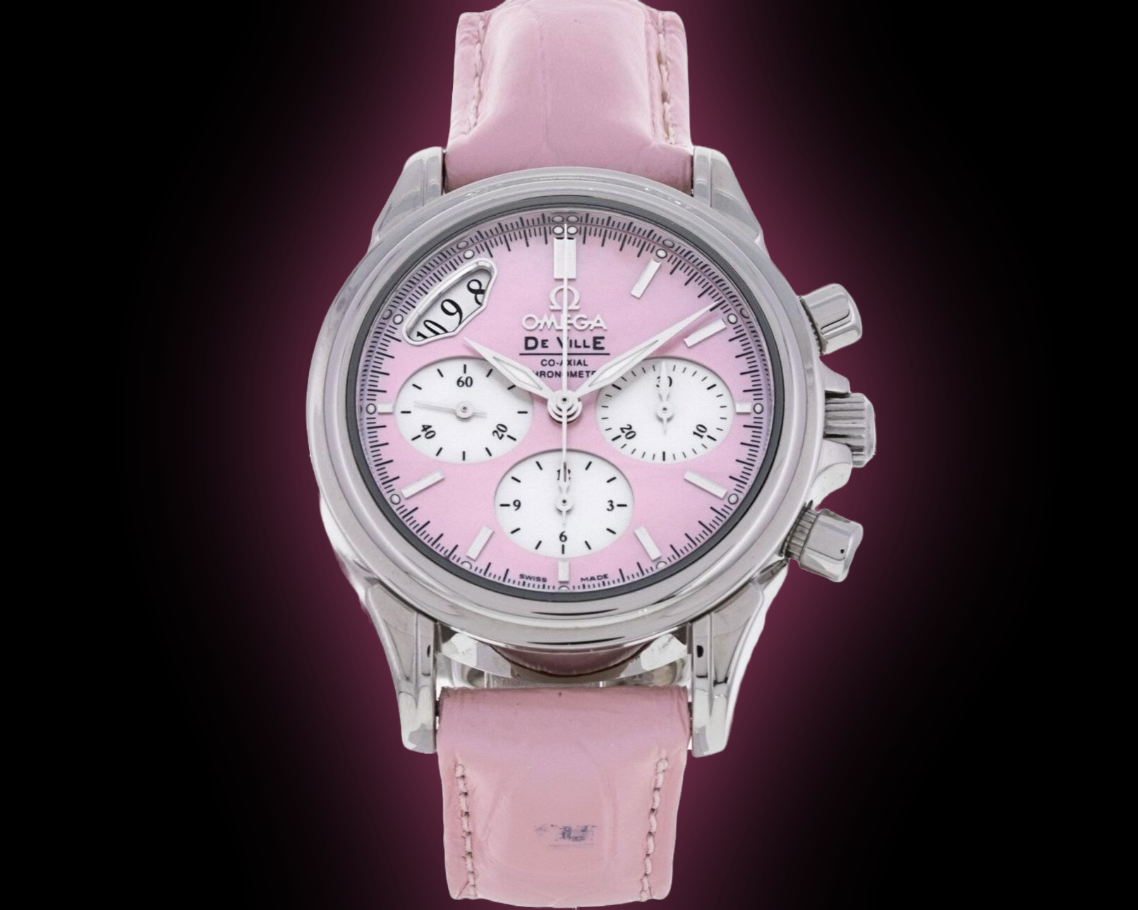 洋楽 Deville Omega De Ville 35 4878.74 White Dial, Stainless Steel, 35.0