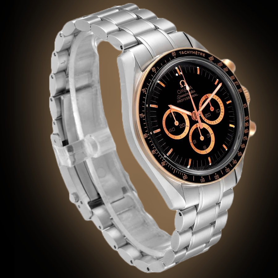 Omega Speedmaster Moonwatch 3366.51 Black Dial, Red Gold, 42.0 mm