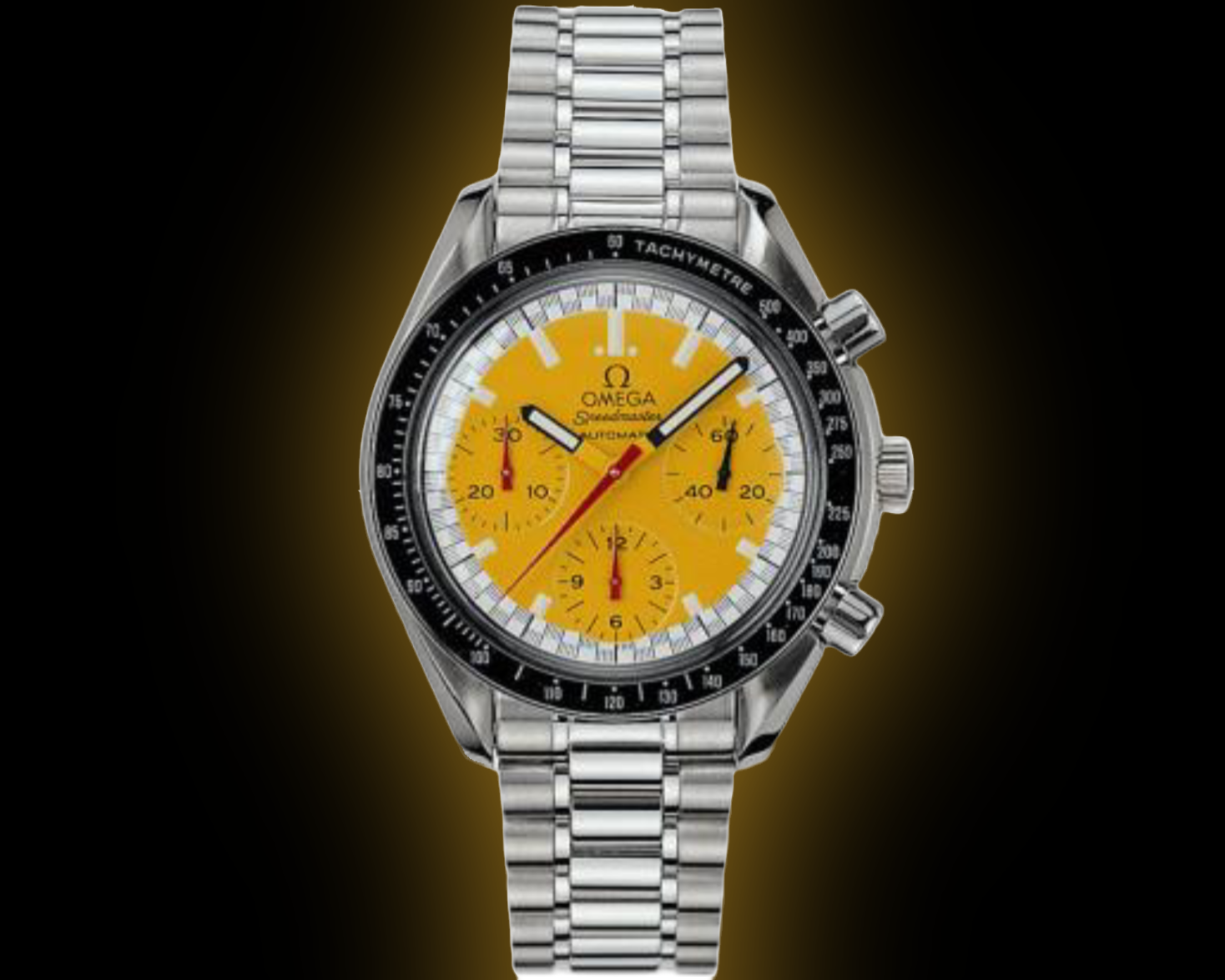 Explore Omega Speedmaster Yellow Dial Watches | Coveted