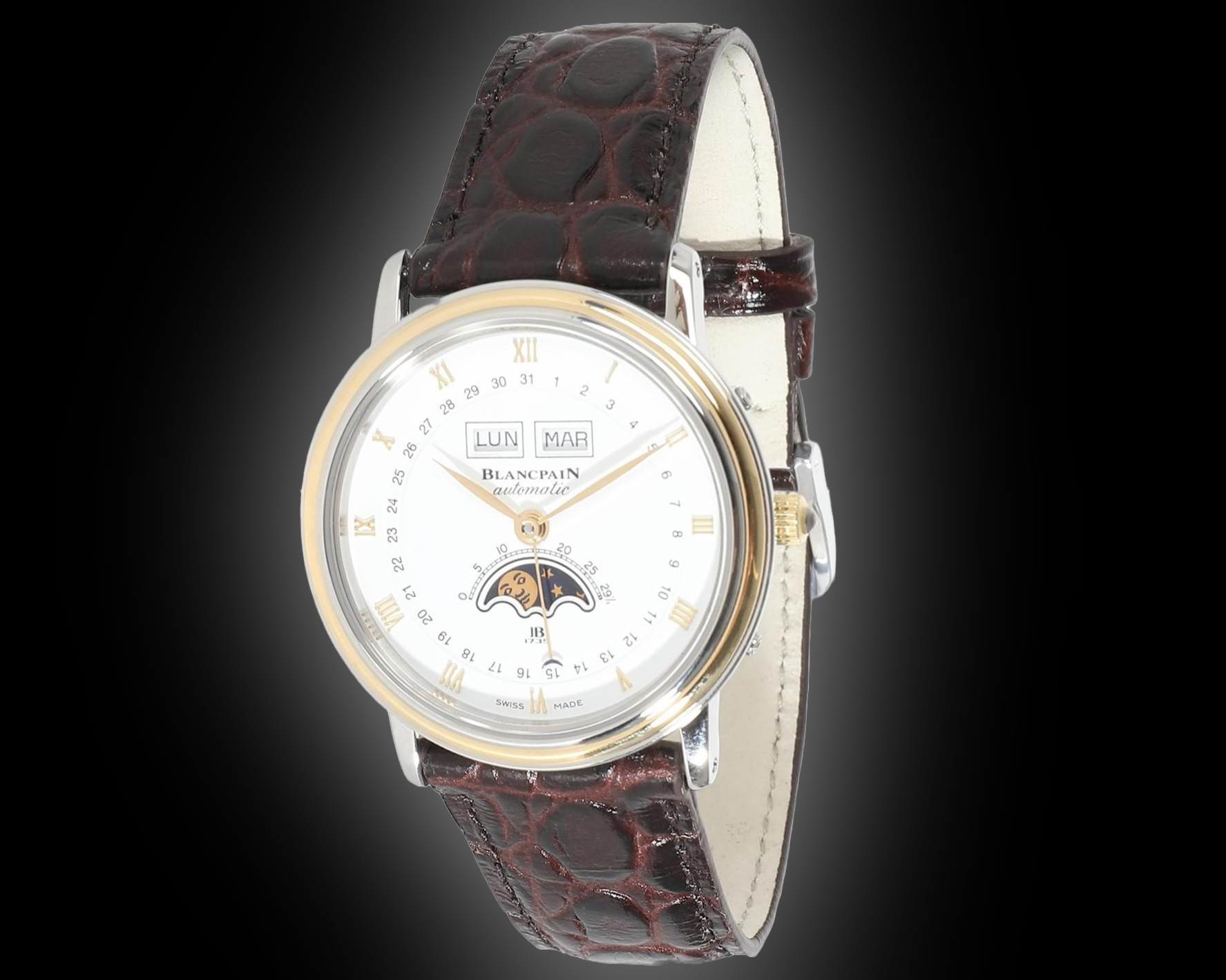 Blancpain Villeret 6553 White Dial, Stainless Steel, 34.0 mm, Self Winding