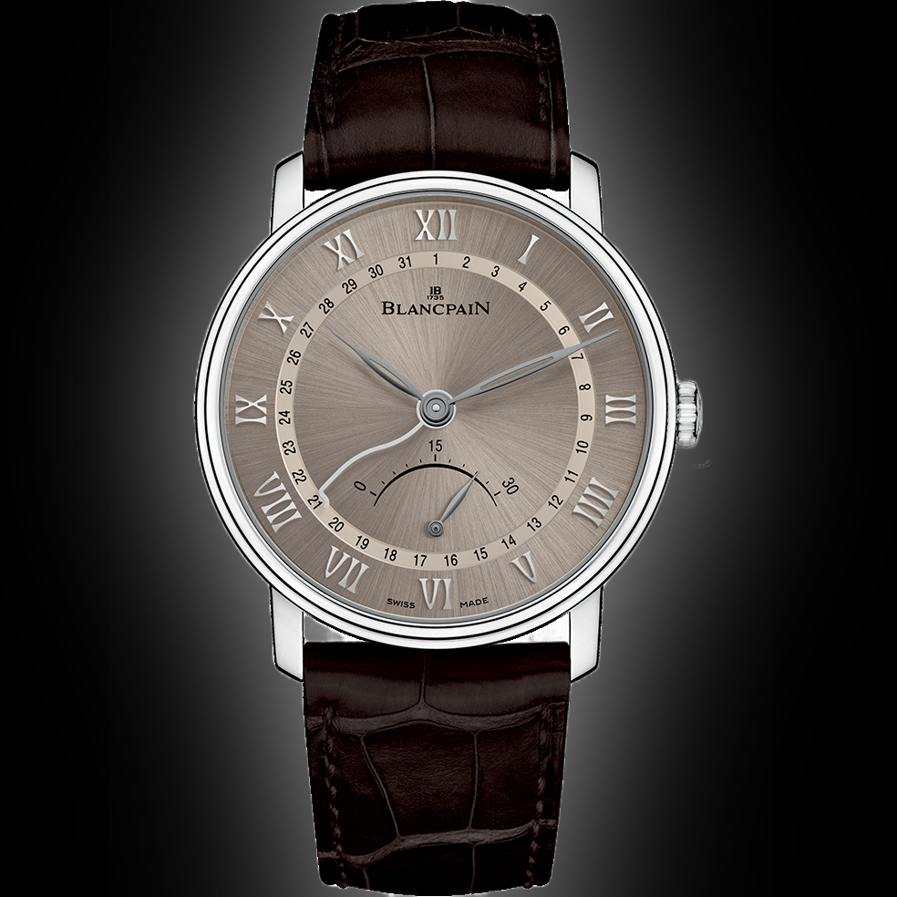 ピンパォン Blancpain Villeret Ultraplate 6653 Grey Dial, White Gold, 40.0 mm