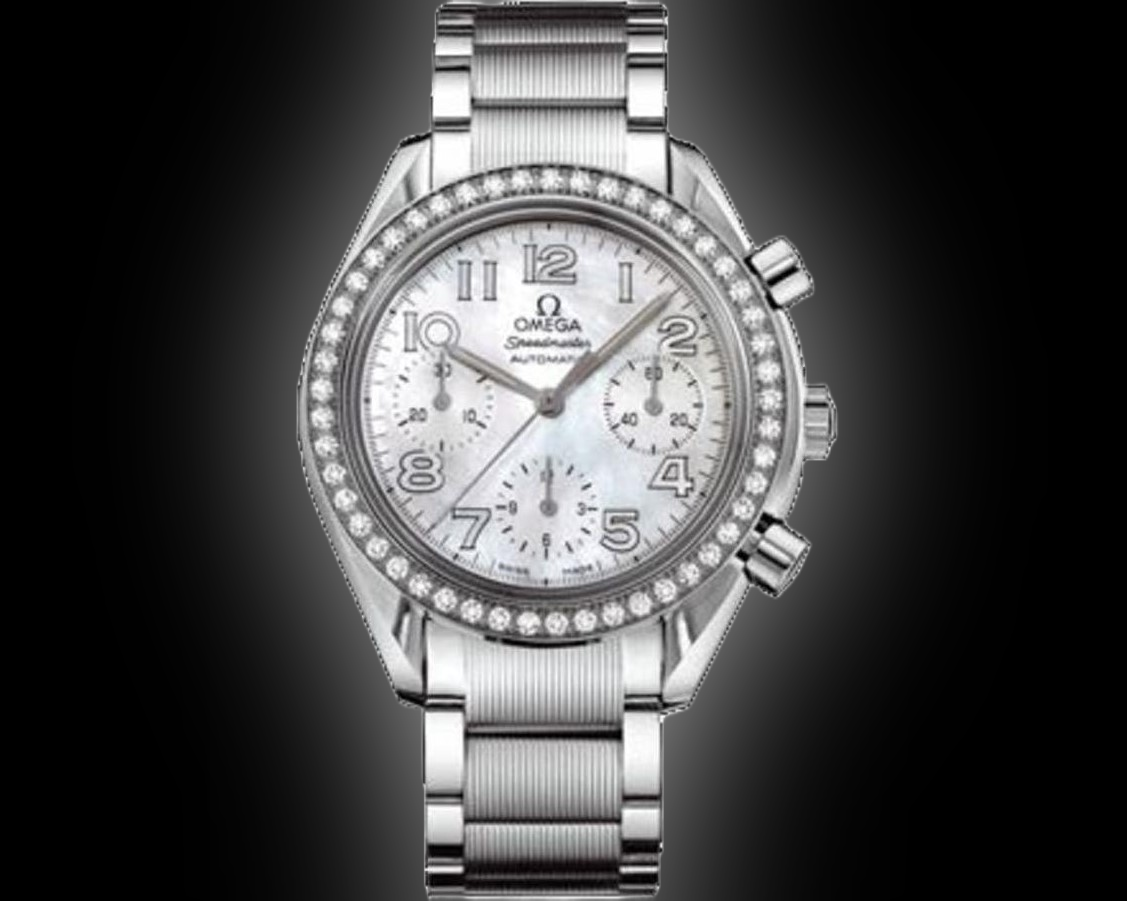 Omega Speedmaster Women\'s Watch Swiss Automatic 38157940 Diamond Mother Of Pearl Buy Omega Stainless Steel 3815.79.40 | SwissWatchExpo main image 4