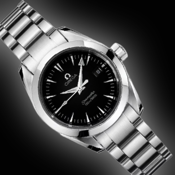 Omega Seamaster Aqua Terra 150M 2577.50 Black Dial, Stainless