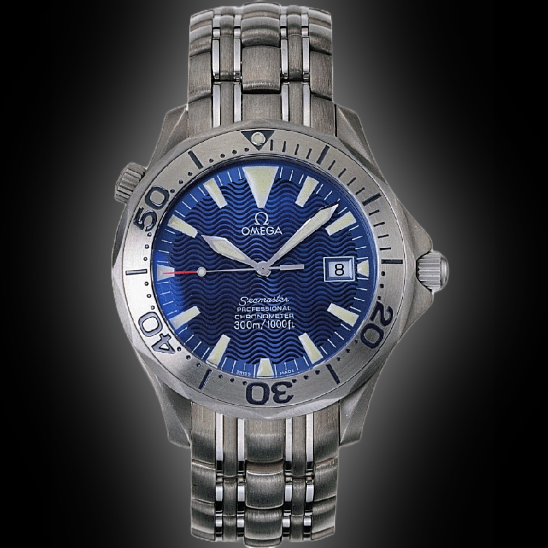 Omega Seamaster Diver 300M 2231.80 Blue Dial, Titanium, 41.0 mm