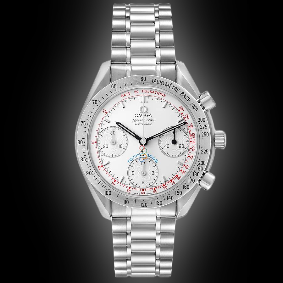 Omega Speedmaster 3538 Silver Dial, Stainless Steel, Olympic Edition ...