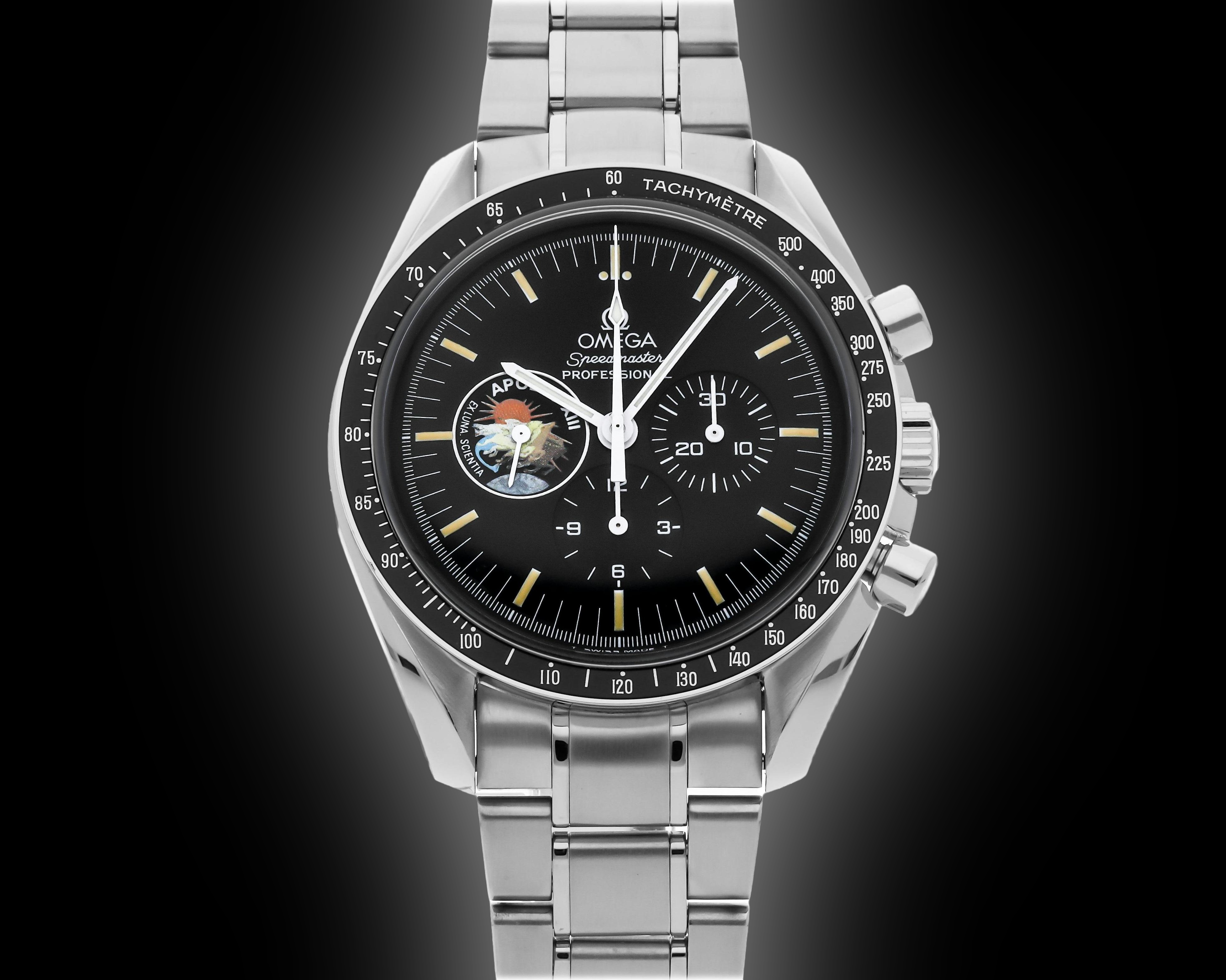 Omega Program Oatch Omega Speedmaster Moonwatch 3595.52 Patch Dial, Stainless Steel, 42.0 ...