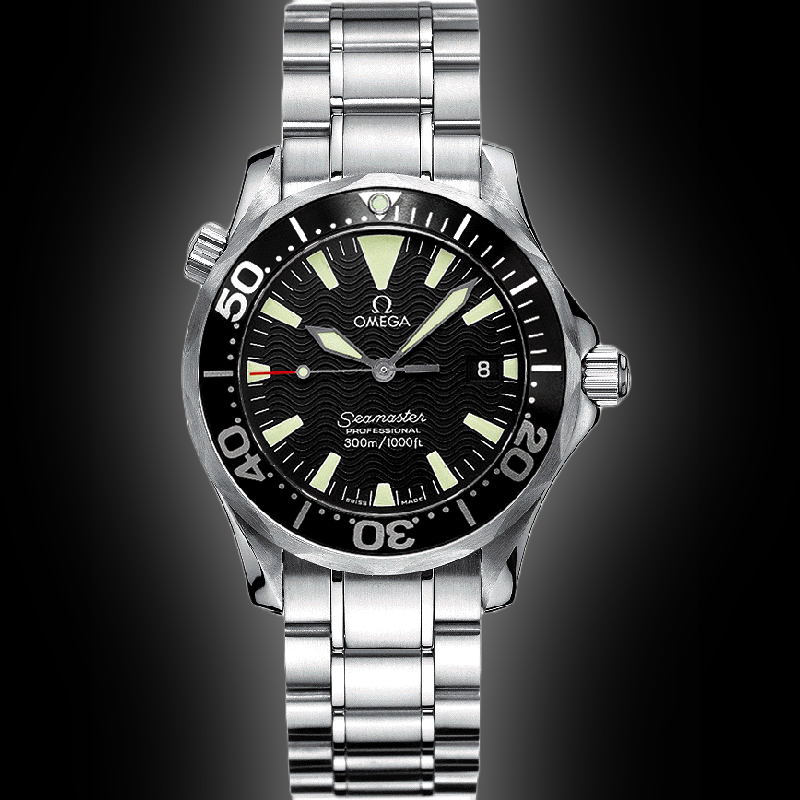 Omega Seamaster Diver 300M 2262.50 Black Dial, Stainless Steel