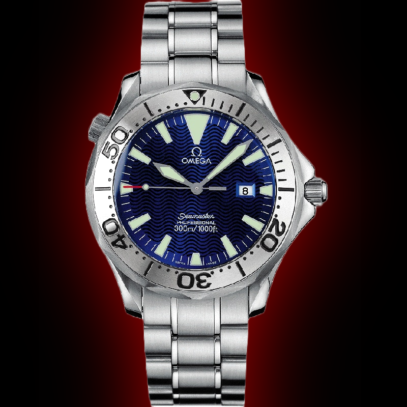 Omega Seamaster Diver 300M Electric Blue Dial, Stainless