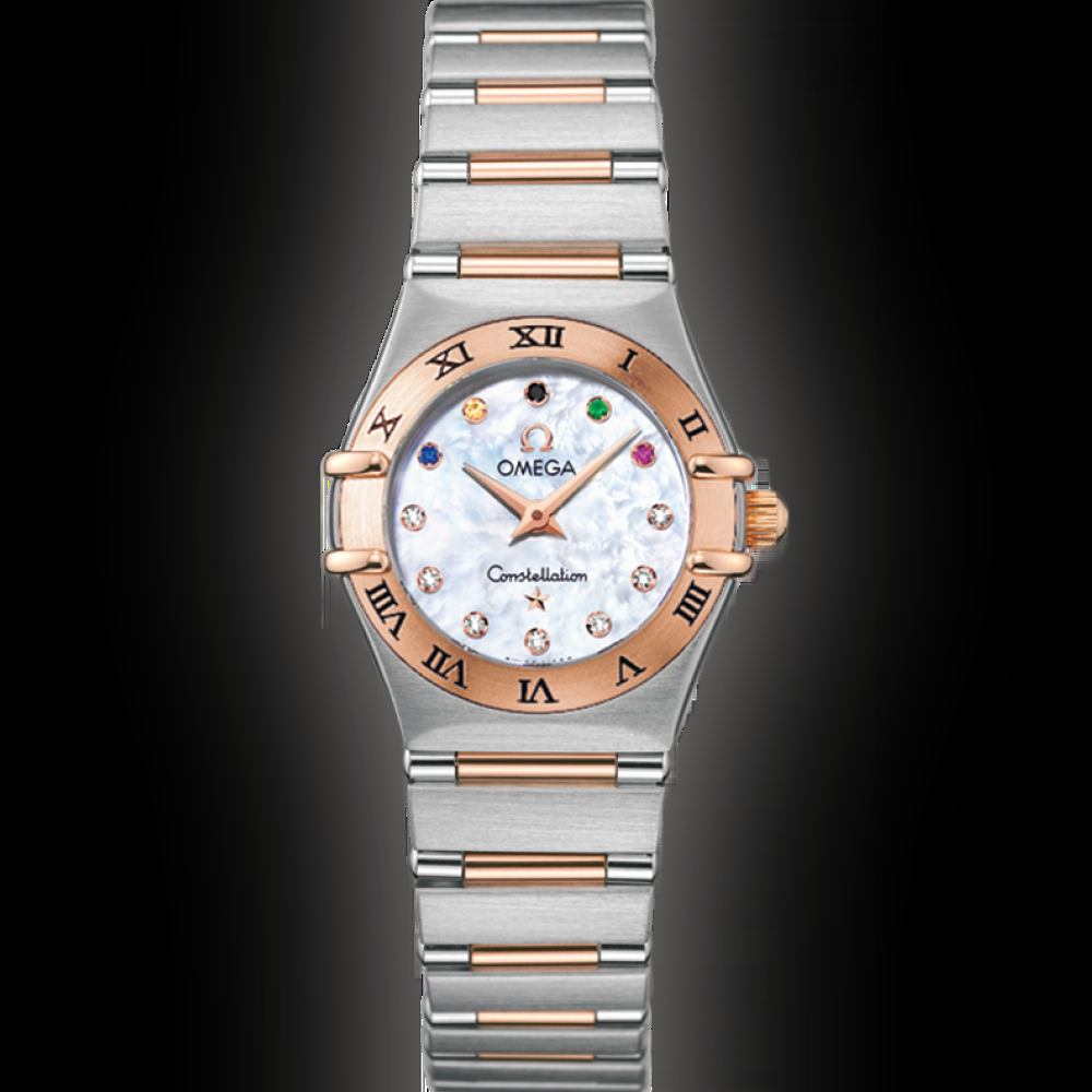 Omega Constellation 22.5 111.20 White Dial, Red Gold