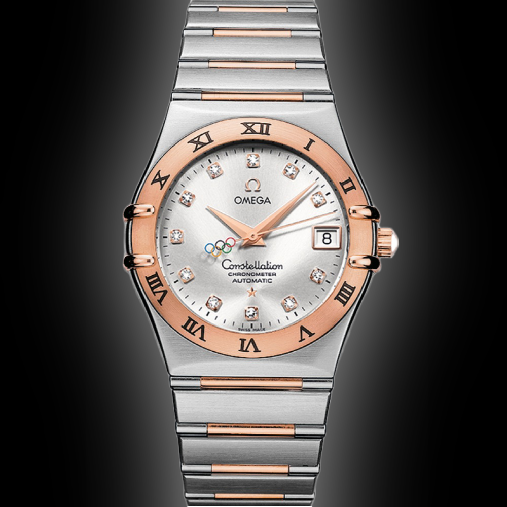Omega Constellation 22.5 111.20 White Dial, Red Gold