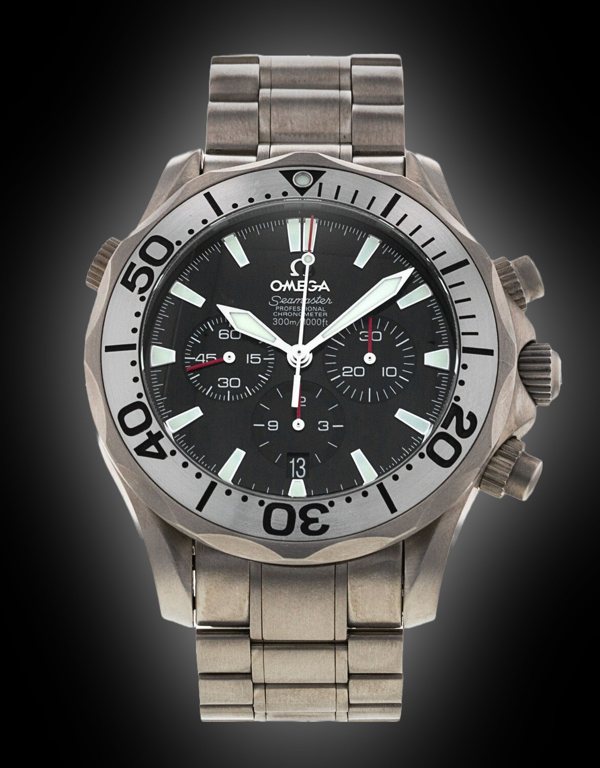 Omega Seamaster Diver 300M 2293.52 Black Dial, Titanium, 41.5 mm