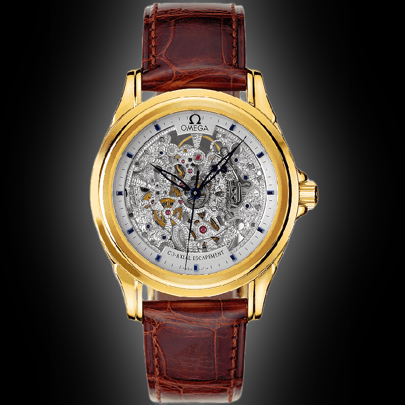 Omega De Ville 37.5 5912.30 Silver Dial, Yellow Gold, Co-Axial