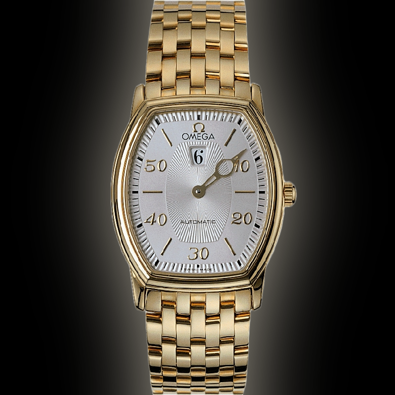 Omega De Ville 4153.31 Silver Dial, Yellow Gold, 31.2 mm