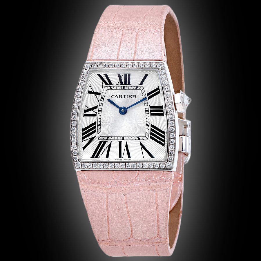 Cartier La Dona de Cartier WE60 Silver Dial, 18kt White Gold,