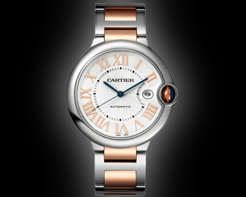 Cartier Ballon Bleu de Cartier W692 Silvered Dial, Rose Gold