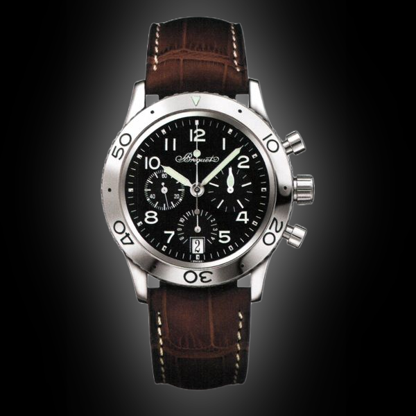オート　ヴォルティージュ Breguet Type XX 3820ST Black Dial, Stainless Steel