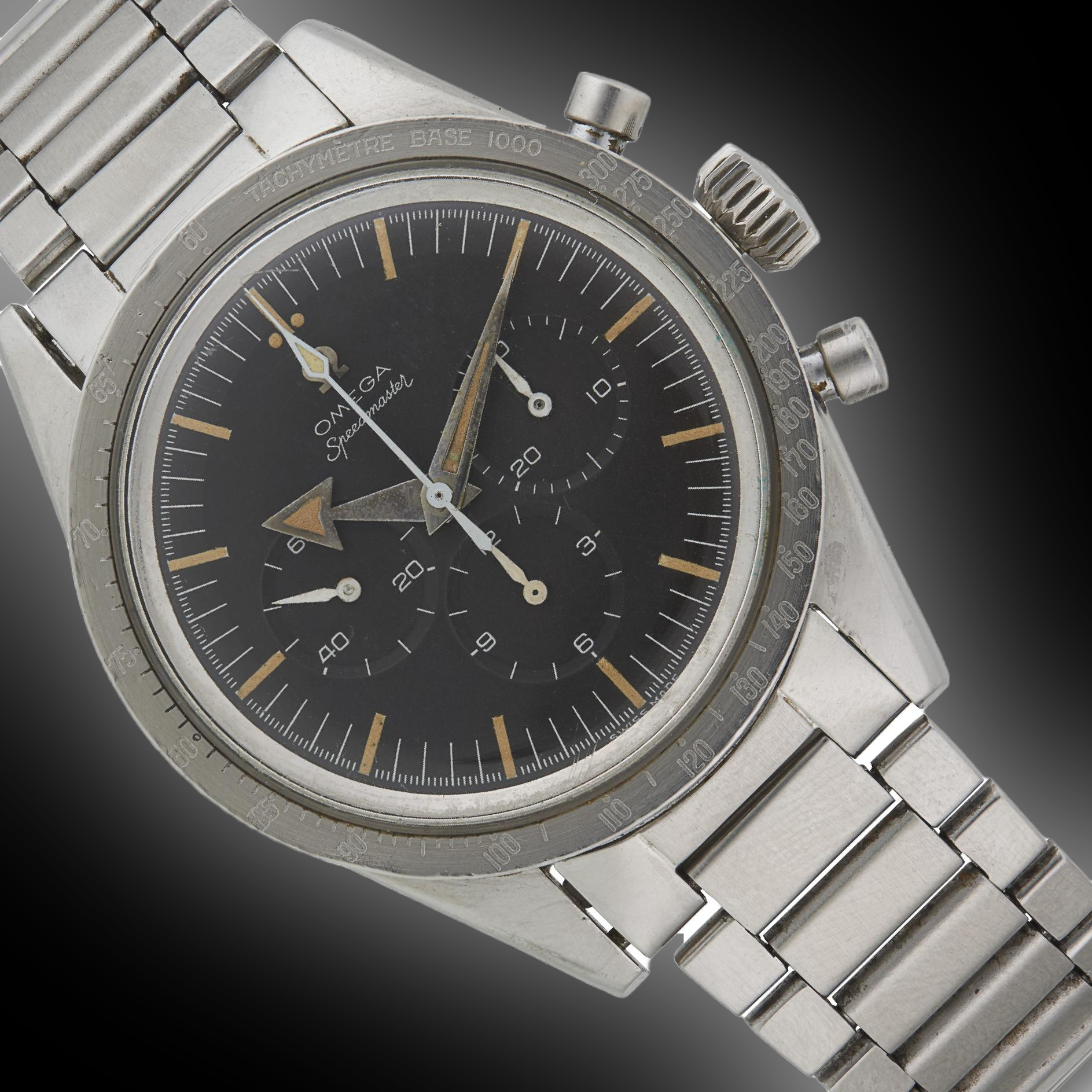 Omega Speedmaster Broad Arrow CK2915 Black Dial, Stainless Steel