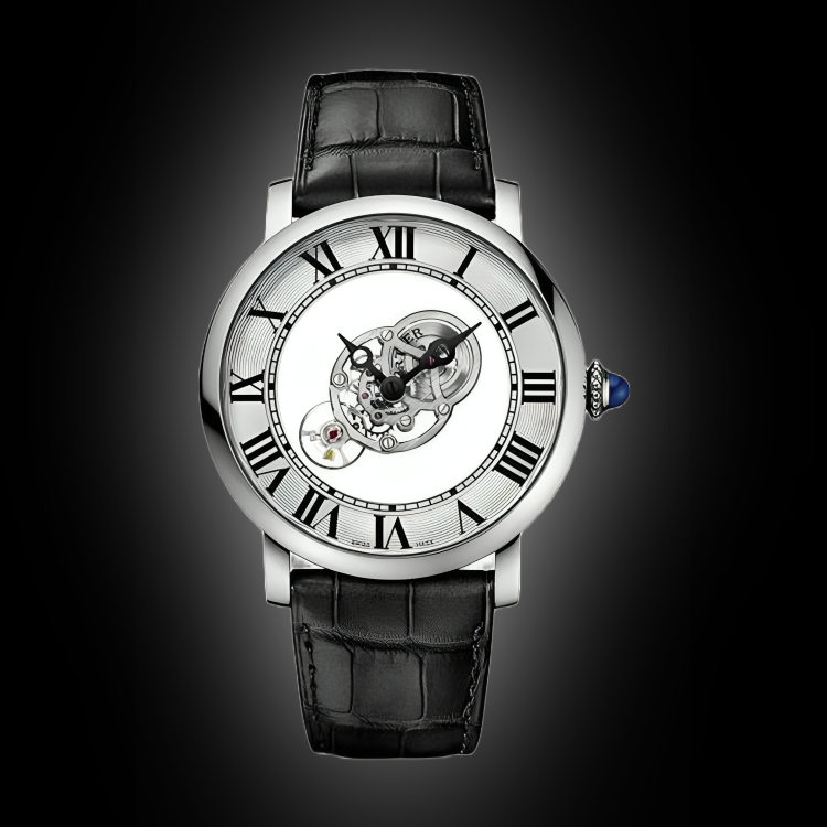 Cartier Rotonde de Cartier W155 Silver Dial, Palladium, 43.5 mm
