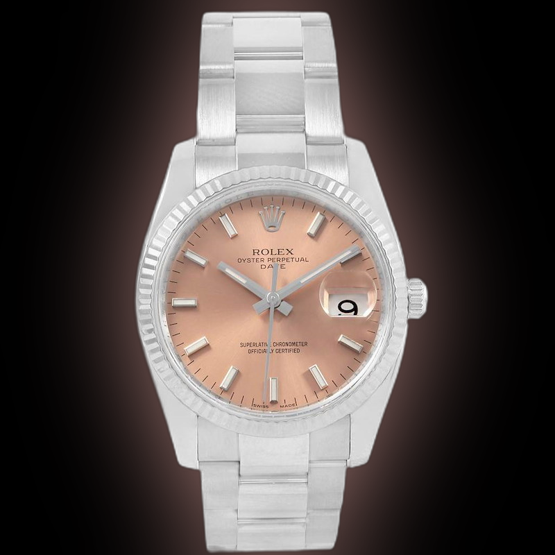 Rolex Datejust 34 115234 Silver Dial, Stainless Steel, Oyster