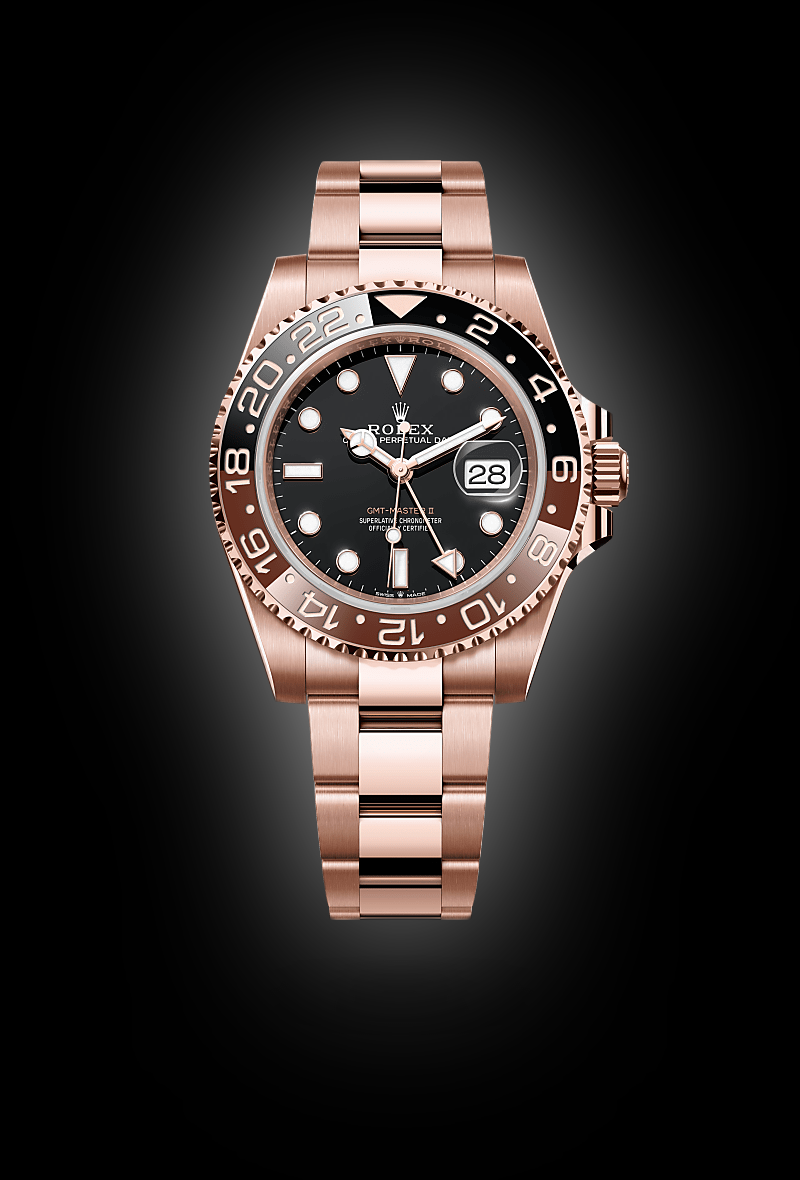 Rolex GMT-Master II 126715 Black Dial, 18kt Everose Gold, Root