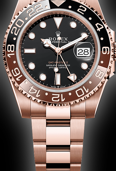 Rolex GMT-Master II 126715 Black Dial, 18kt Everose Gold, Root