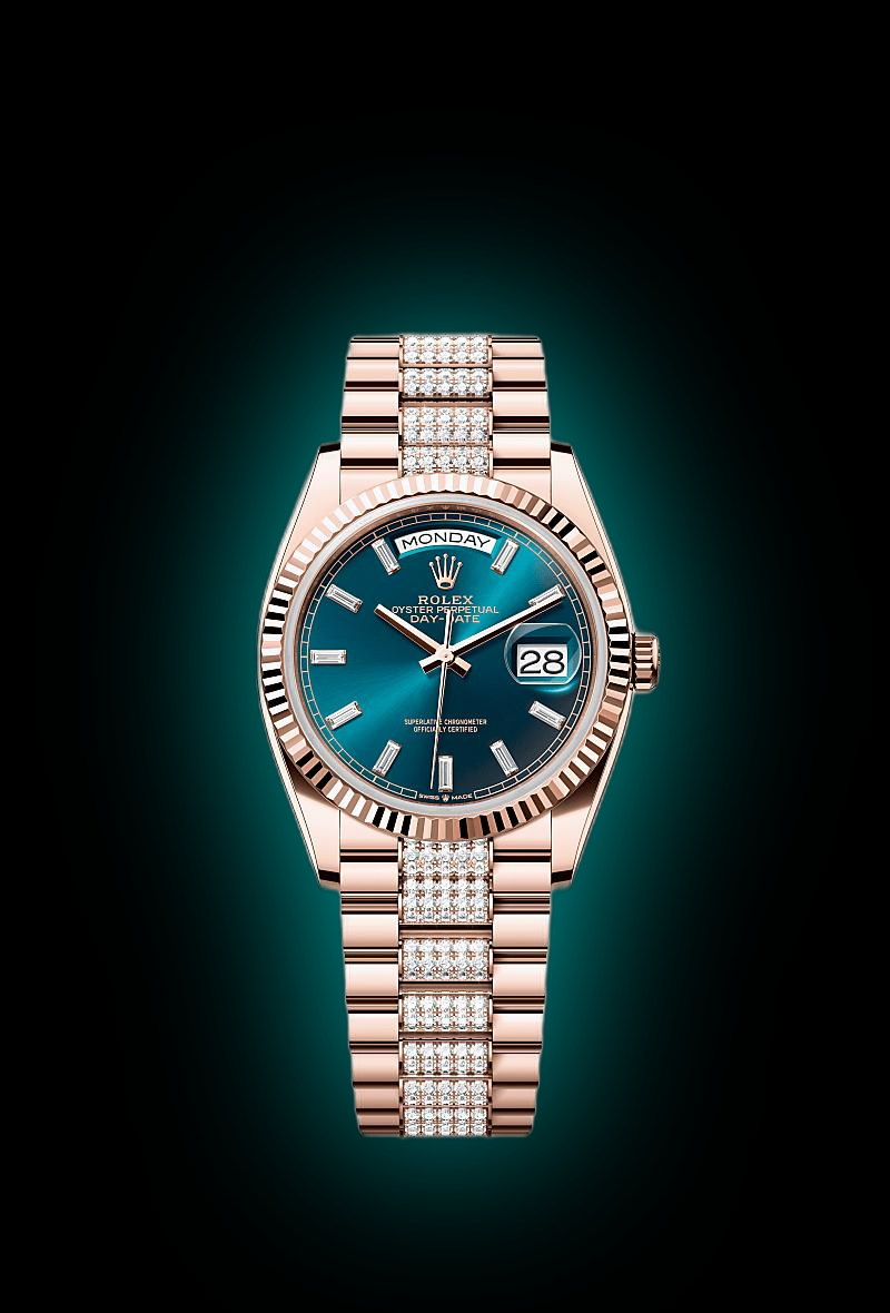 Rolex Day-Date 36 128235 Without Dial, Rose Gold, 36.0 mm, Automatic