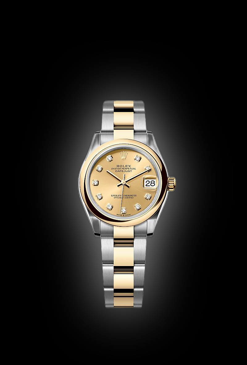 Rolex Datejust 31 278243 White Mother of Pearl Dial, Yellow