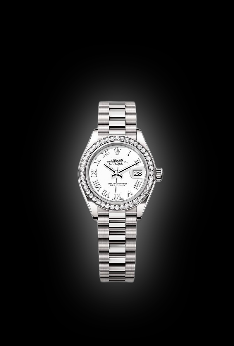 Rolex Lady-Datejust 28 279139 Pink Dial, 18 Carat White Gold