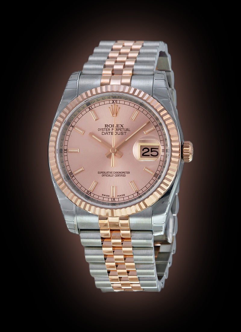 Rolex Datejust 36 116231 Pink Champagne Dial, Stainless Steel