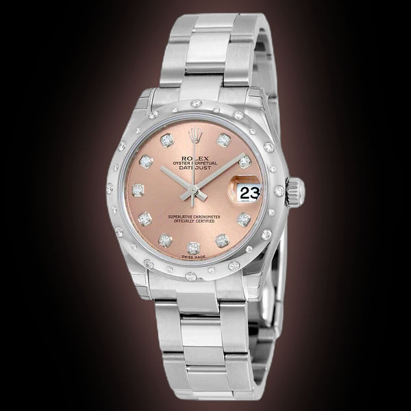 Rolex Datejust 31 178344 Pink Dial, Stainless Steel, mm