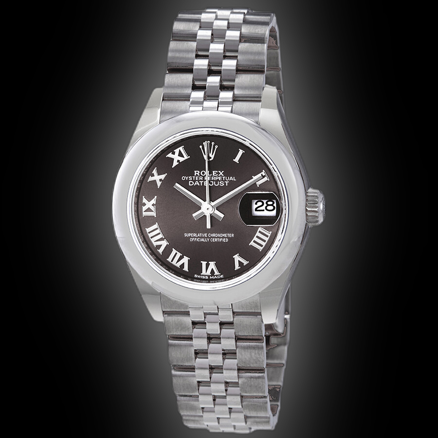 Rolex Lady-Datejust 279160 Grey Dial, Stainless Steel, 28.0 mm, Automatic