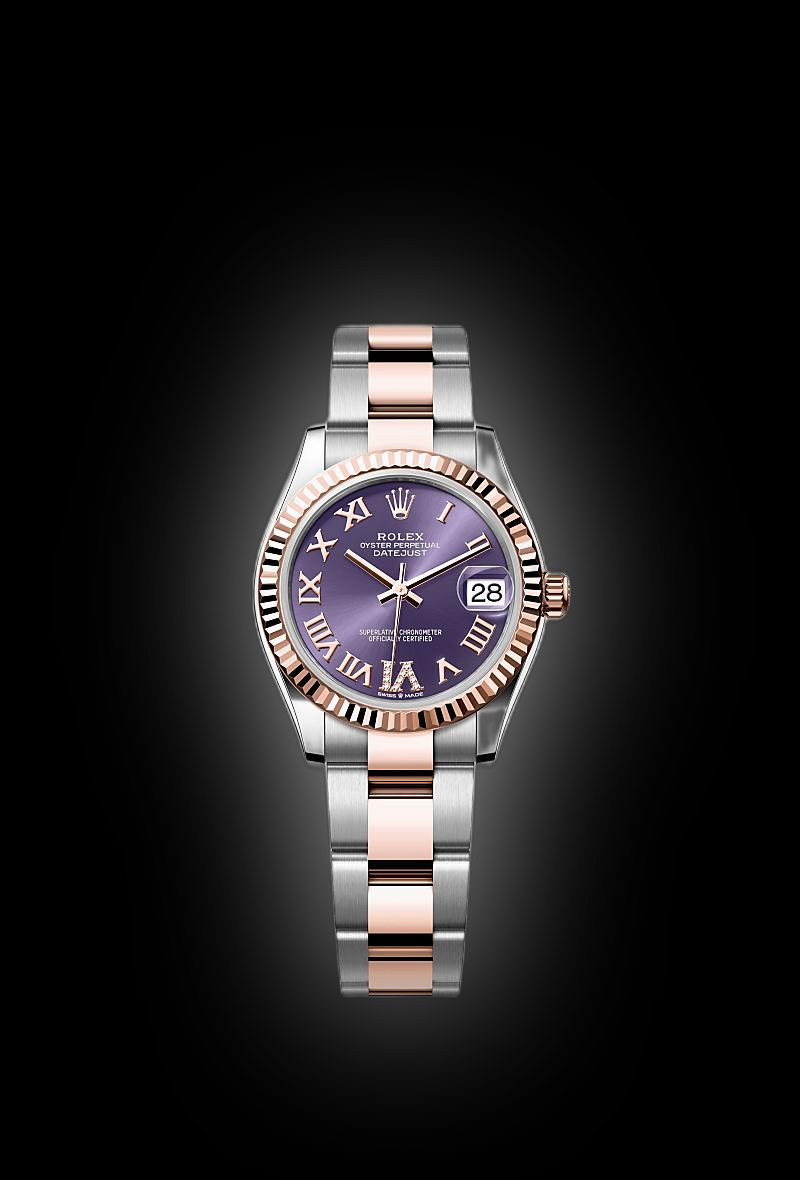 ろーる Rolex Datejust 31 278271 Aubergine Dial, Everose Rolesor, 31.0 mm
