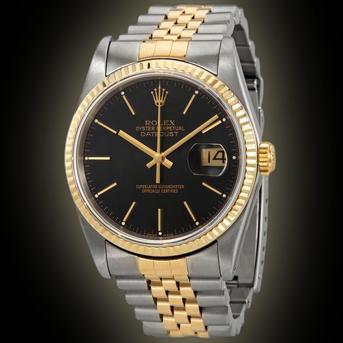 Rolex Datejust 36 16233 Black Dial, mm, Oyster Perpetual