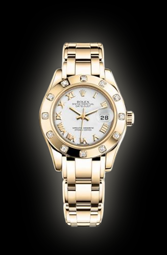 Rolex Lady-Datejust 29 80318 White Dial, Yellow Gold, 29.0 mm