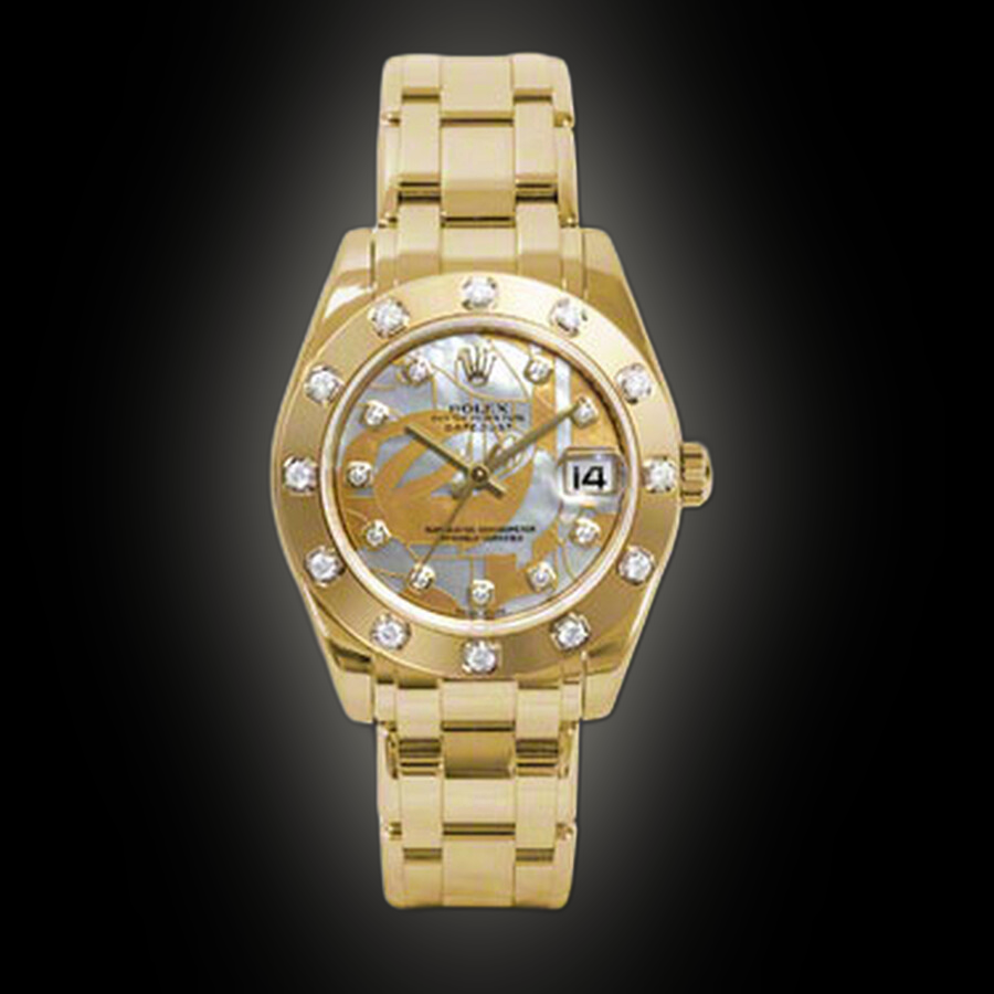 Rolex Lady-Datejust Pearlmaster 81318 Goldust Dream Mother of