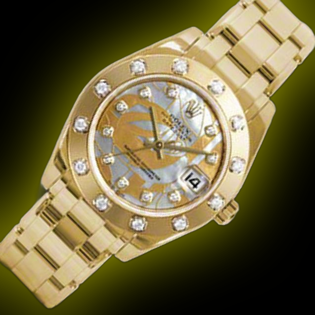 Rolex Lady-Datejust Pearlmaster 81318 Goldust Dream Mother of