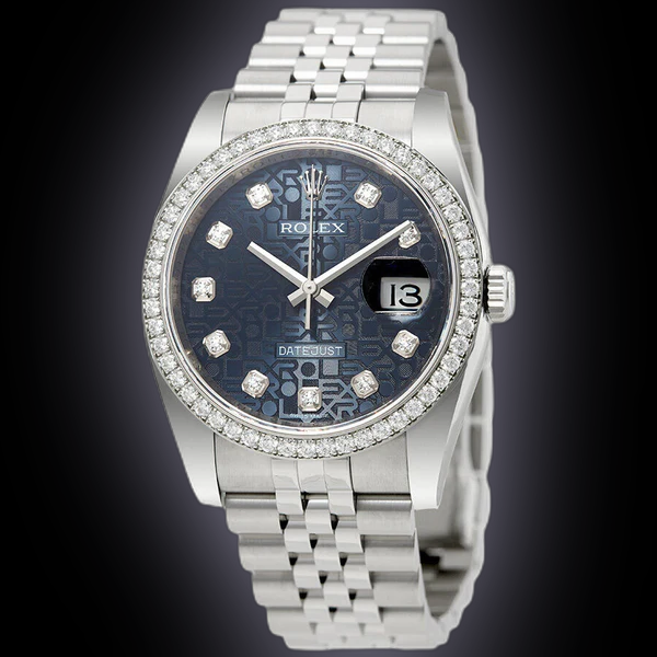 Rolex Datejust 36 116244 Blue Jubilee Dial, Stainless Steel