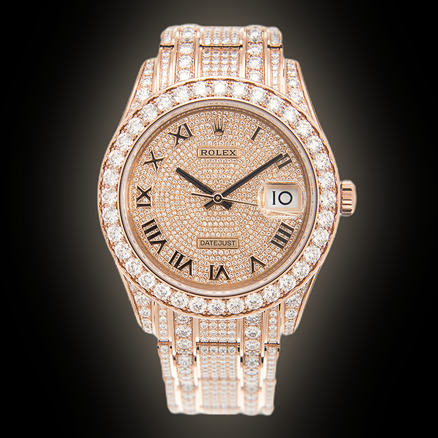 レデイゴールド Explore Rolex Pearlmaster Diamond Pave Dial Watches