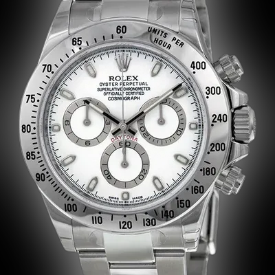 Rolex Cosmograph Daytona 116520 White Dial, Stainless Steel