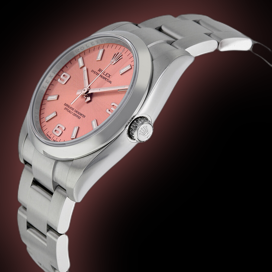 Rolex Oyster Perpetual 34 114200 Pink Dial, Stainless Steel,