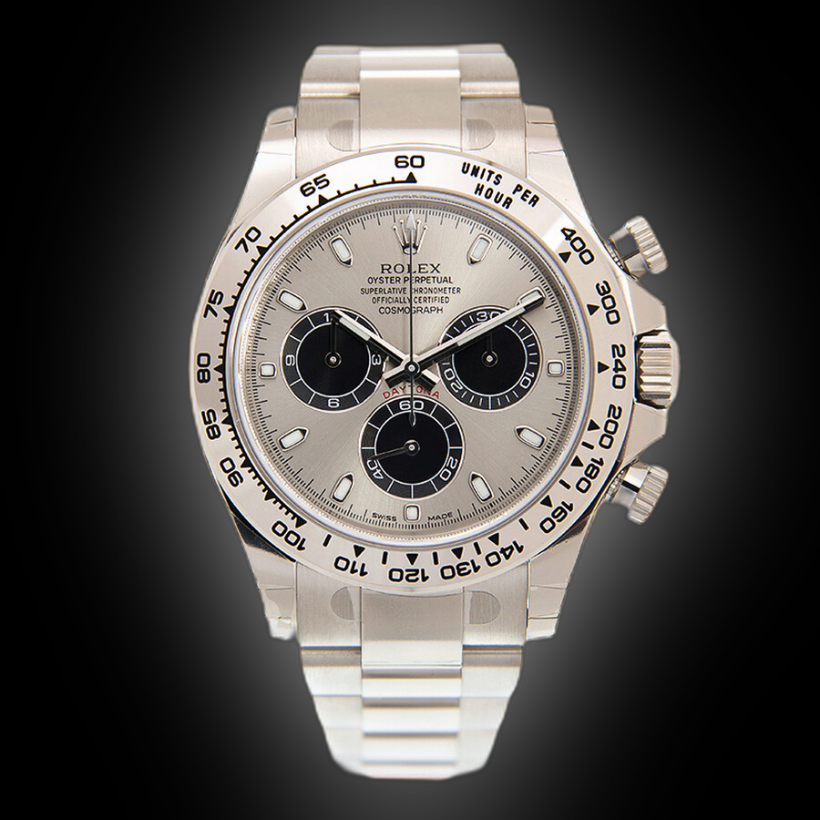 チャモド Rolex Cosmograph Daytona 116509 Silver Dial, White Gold