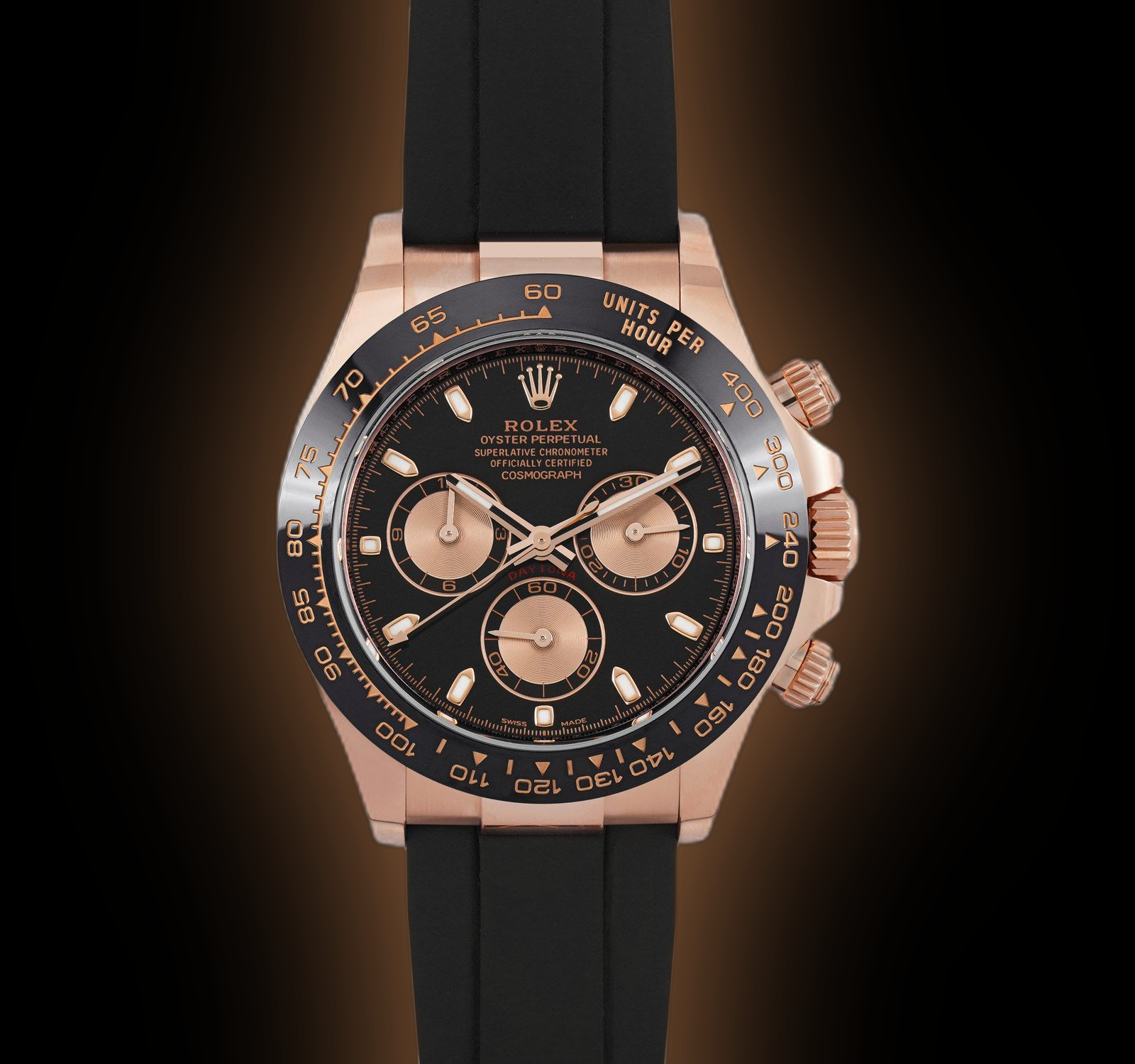 Chronograph Rolex Pow Watch ROLEX, 3525, CHRONOGRAPH BLACK DIAL