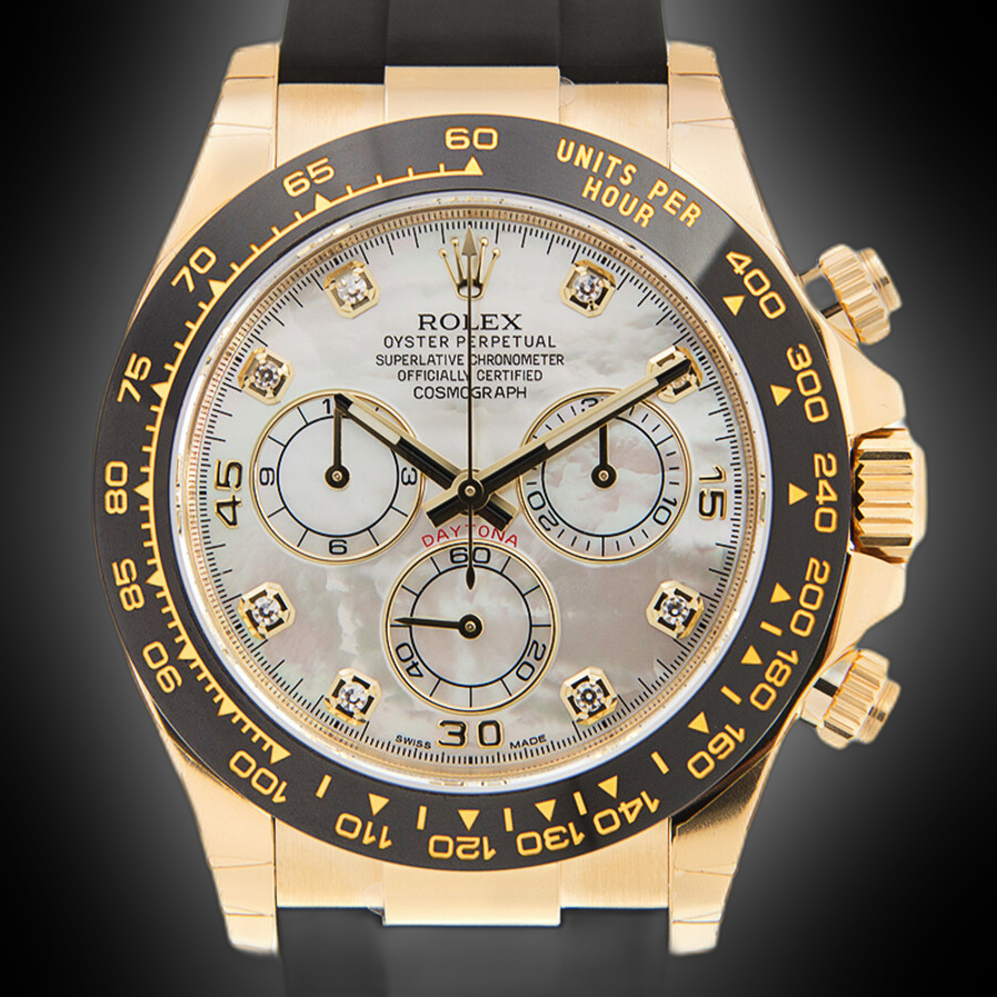 Rolex Cosmograph Daytona 116518 Mother of Pearl Dial, 18kt Yellow