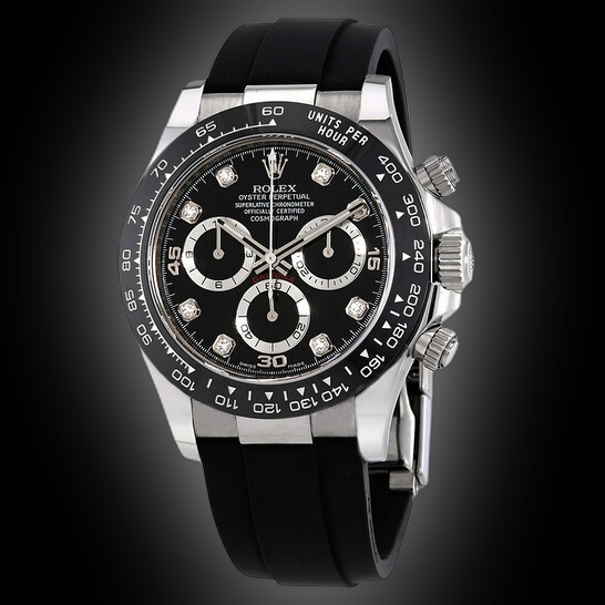 Rolex Cosmograph Daytona 116519 Steel Dial, 18kt White Gold