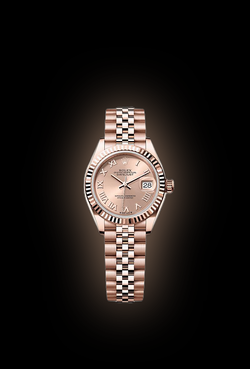 Rolex Lady-Datejust 28 279175 Rosé-Colour Dial, 18 kt Everose Gold, 28. ...